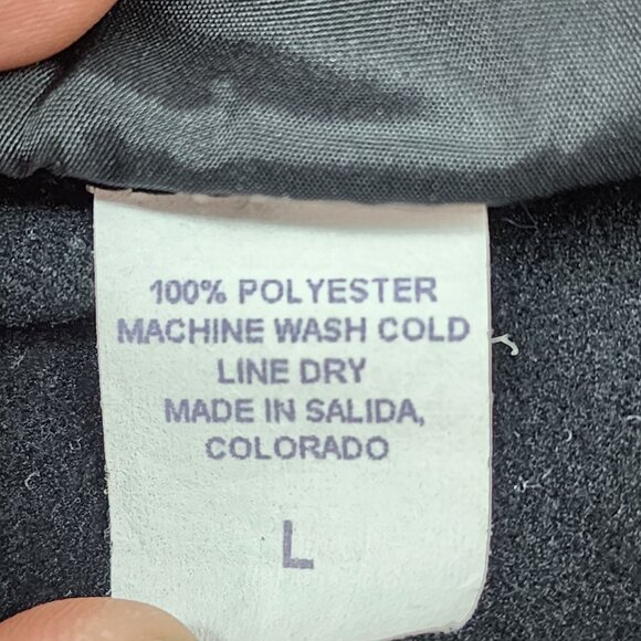 Mens Vintage J2 Red Vest Jacket Full Zip Sleeveless Polyester Mock Neck Size L - Picture 10 of 13